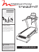 Freemotion Treadmill User Manual