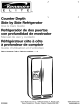 Kenmore Counter Depth Side by Side Refrigerator Use & Care Manual