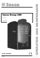 SAECO Group 200 Operation And Maintenance Manual
