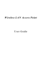 Kobian Wireless LAN Access Point User Manual