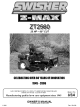 Swisher Z-MAX ZT2560 Owner's Manual