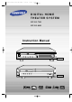 SAMSUNG HT-DL70D Instruction Manual