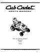 Cub Cadet i1046 Parts Manual