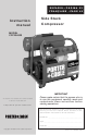 Porter-Cable CPF23400S Instruction Manual