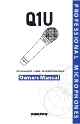 SAMSON Q1U Owner's Manual