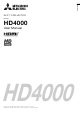 Mitsubishi Electric HD4000 User Manual