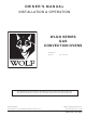 Wolf ML-136758 Owner's Manual