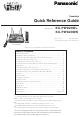 Panasonic KX-PW820DL Quick Reference Manual