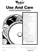 Whirlpool RMC275PD Use And Care Manual