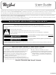 Whirlpool Microwave Hood Combination User Manual