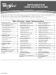 Whirlpool REFRIGERATOR User Instructions