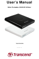Transcend TS8XDVDRW User Manual