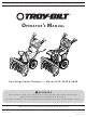 Troy Bilt Storm 2410 Operator's Manual