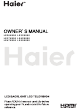 Haier LE37K800 Owner's Manual