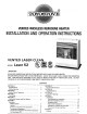 Toyostove Laser 52 Instalation And Operation Instructions