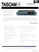 Tascam CD-RW901 Technical Documentation