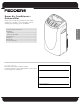 Fedders Room Air Conditioner Operating Instructions Manual