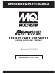 MULTIQUIP Mikasa MVC-90L Operations & Parts Manual