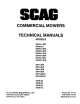 Scag Power Equipment SW32-13BV Technical Manual