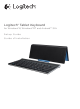 Logitech Tablet Keyboard Setup Manual