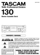 Tascam 130 Owner's Manual
