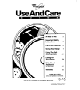 Whirlpool RF366PXY Use And Care Manual