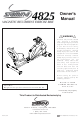 Stamina Magnetic Recumbent 4825 Bike Owner's Manual