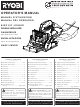 Ryobi JM82 Operator's Manual