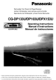 Panasonic CQ-DP103U Operating Instructions Manual