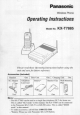 Panasonic KX-T7885 Operating Instructions Manual