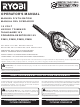 Ryobi P2601 Operator's Manual