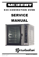 Moffat Turbofan E35 Service Manual
