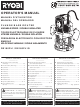 Ryobi RE180PL1 Operator's Manual