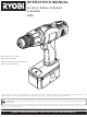 Ryobi P200 Operator's Manual