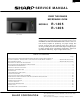 Sharp R-1405 Service Manual