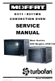 Moffat Turbofan E311 Service Manual