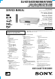Sony SLV-AX10 Service Manual
