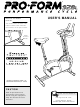 Proform 928L User Manual