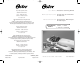 Oster 2802 User Manual