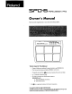 Roland SPD-6 Owner's Manual