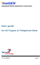 Telrad Integrated Multi-Application Generator User Manual