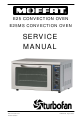 Moffat Turbofan E25 Service Manual