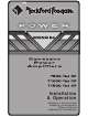 Rockford Fosgate T500-1bd CP Installation & Operation Manual