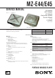 Sony MZ-E44 Service Manual
