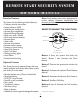 Black Widow REMOTE START SECURITY SYSTEM Owner's Manual