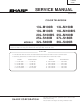 Sharp 13L-M100B Parts List