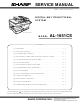 Sharp AL-1651CS Service Manual