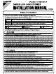 Daikin Air Conditioner Installation Manual