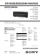 Sony STR-DE435 Service Manual