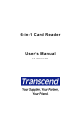 Transcend TS0MFLRD6A User Manual